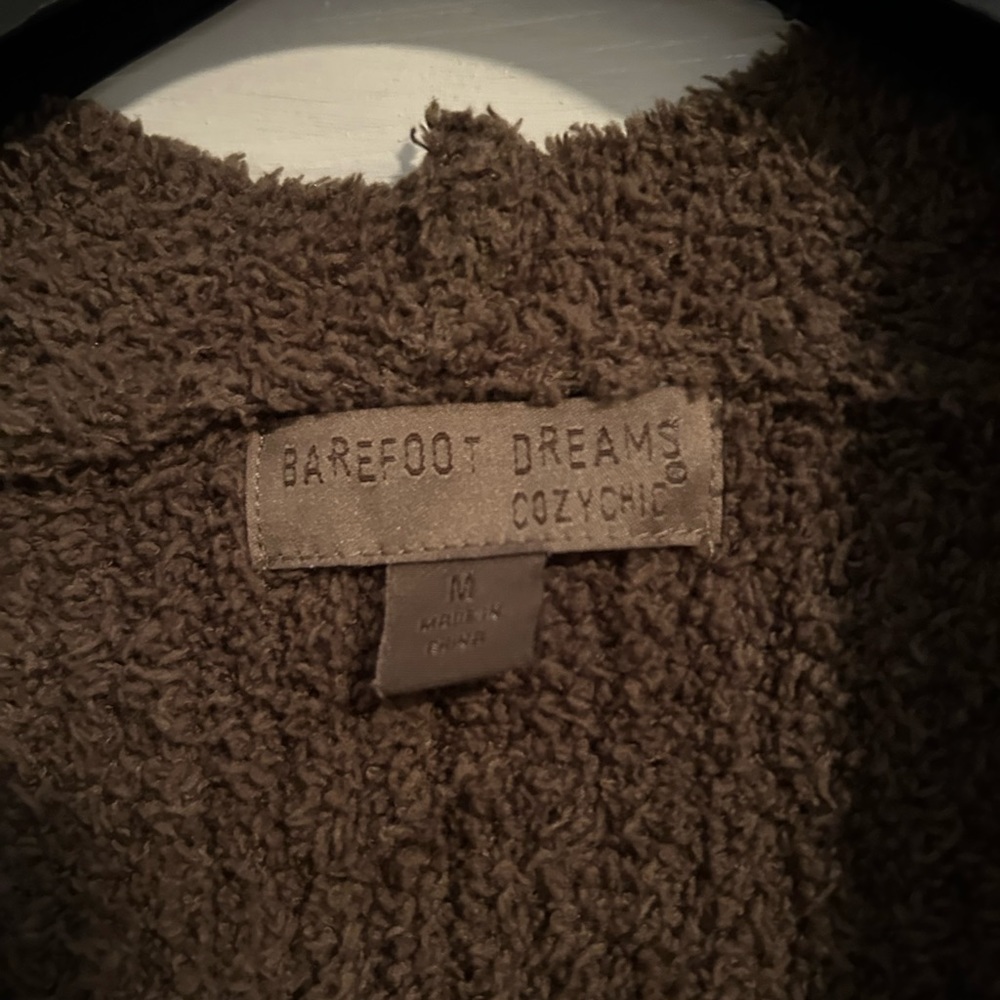 Barefoot Dreams Brown and Cream Cardigan - Picture 2 of 5